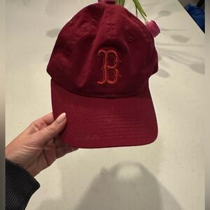 New Era Burgundy Red SOX Cap
